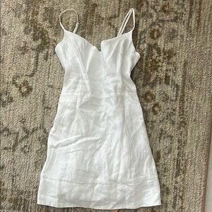 Reformation White Mini Dress